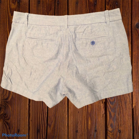 J. Crew Factory CITY FIT Chambray Shorts | Size 10 - Picture 2 of 8
